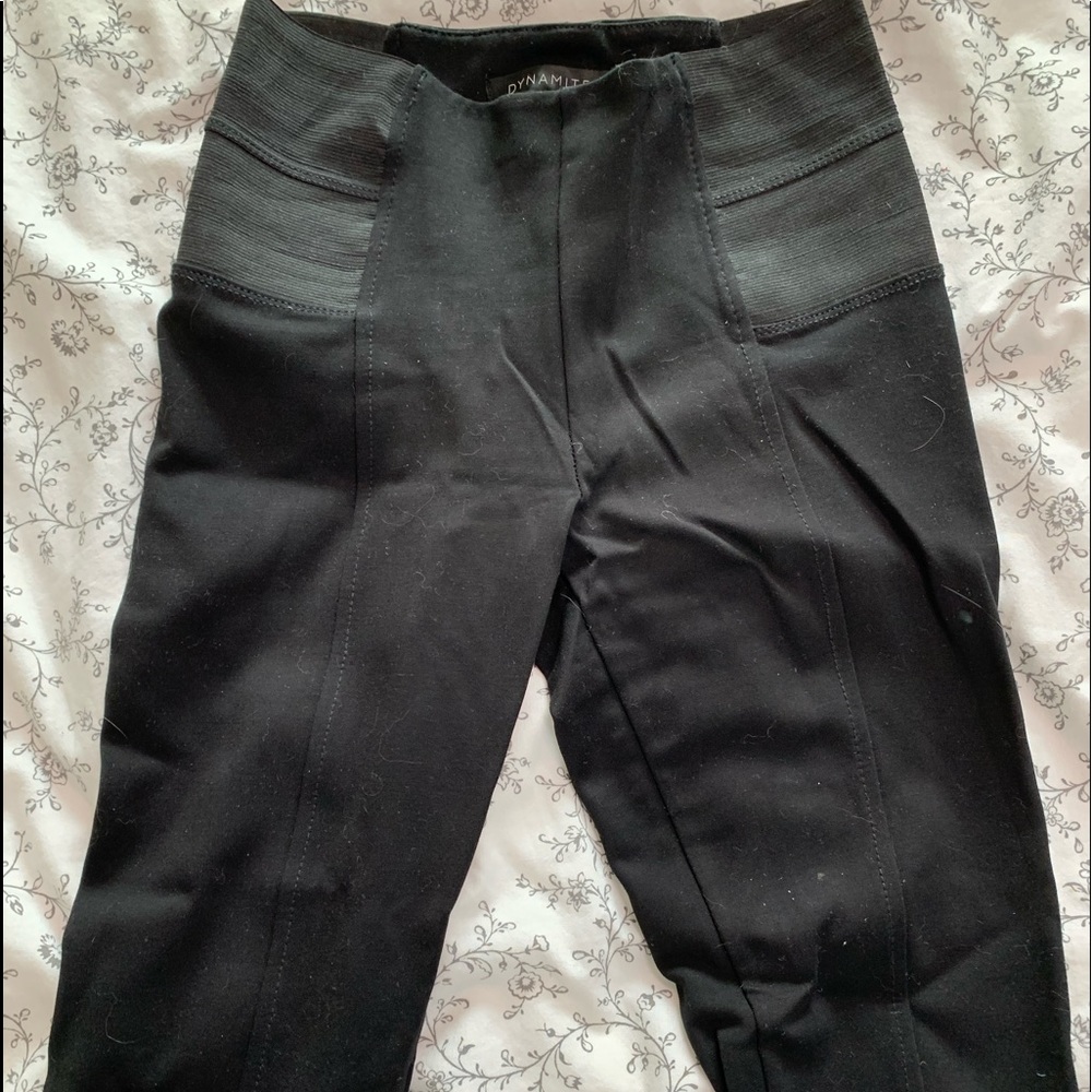 Black stretchy pants